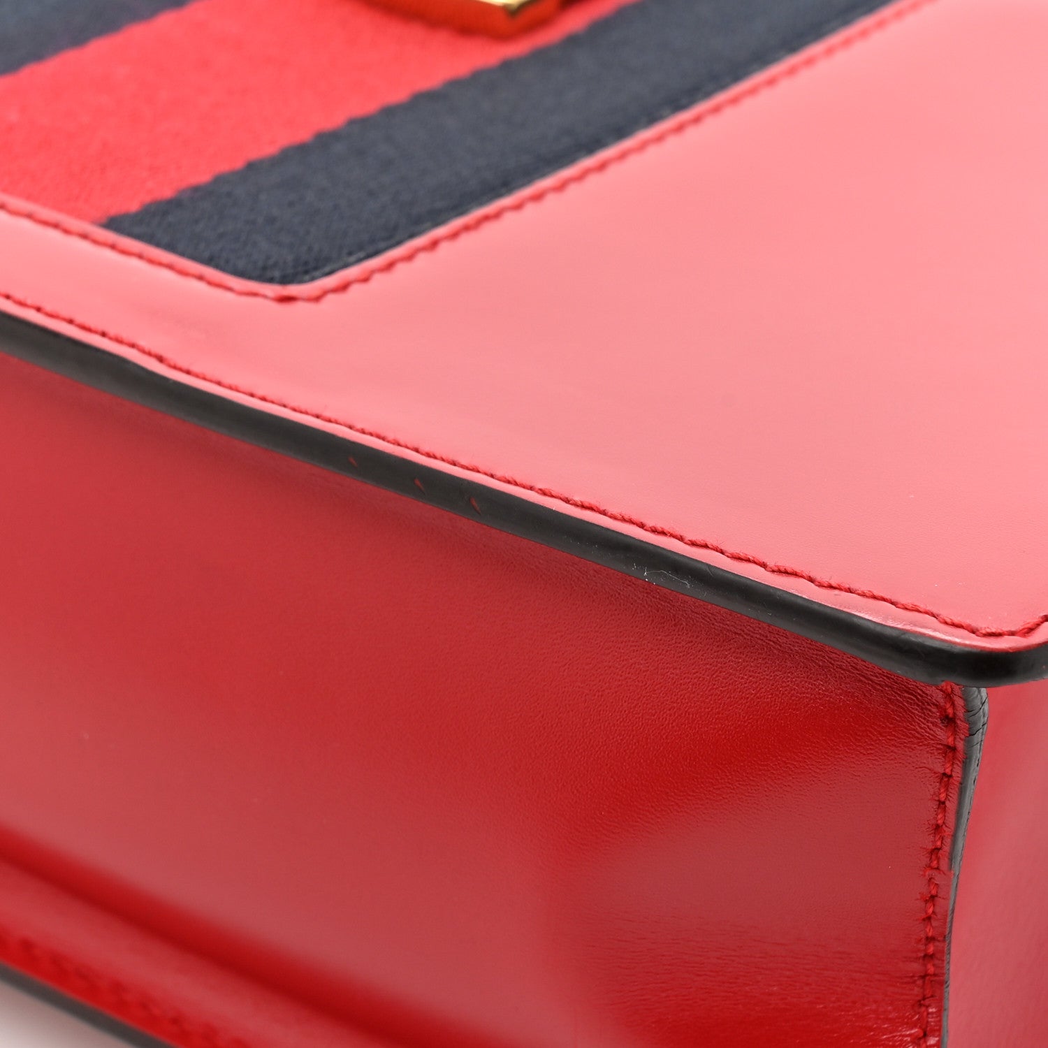 Calfskin Small Sylvie Shoulder Bag Hibiscus Red