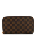 Damier Ebene Zippy Organizer Wallet