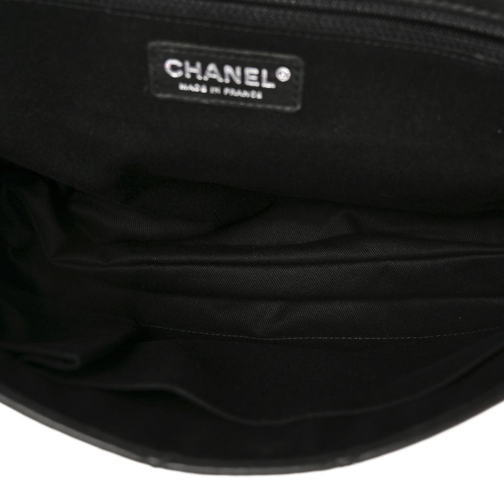 Goatskin Quilted Paris Dallas Saddle Bag Black