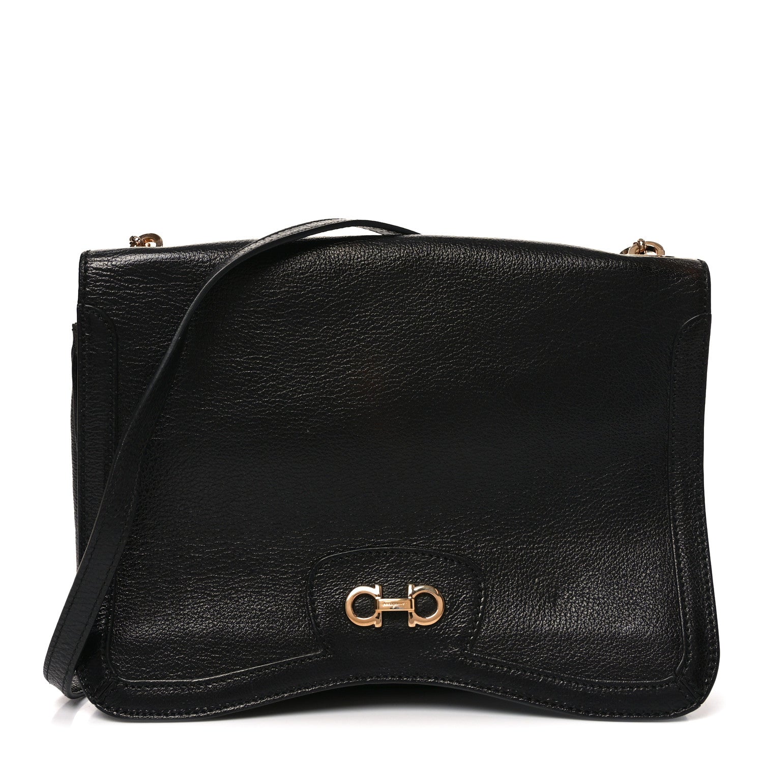 Buffalo Gancini Shoulder Bag Black