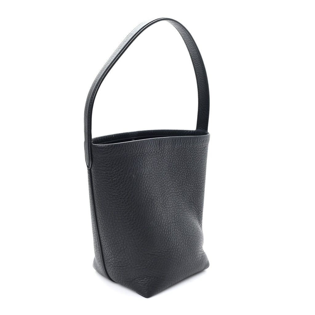 Grained Calfskin Small N/S Park Tote Black