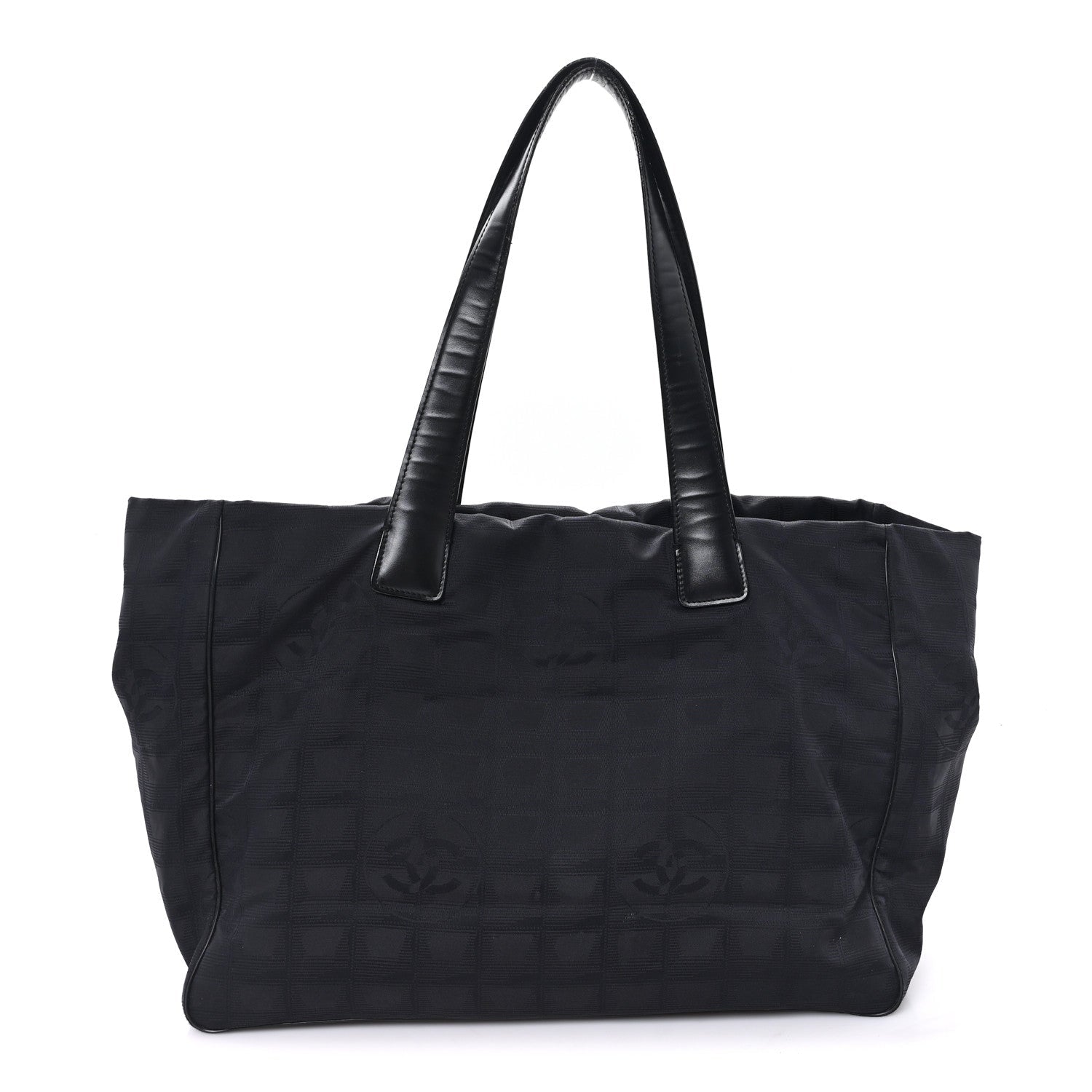 Nylon Medium Travel Tote Black