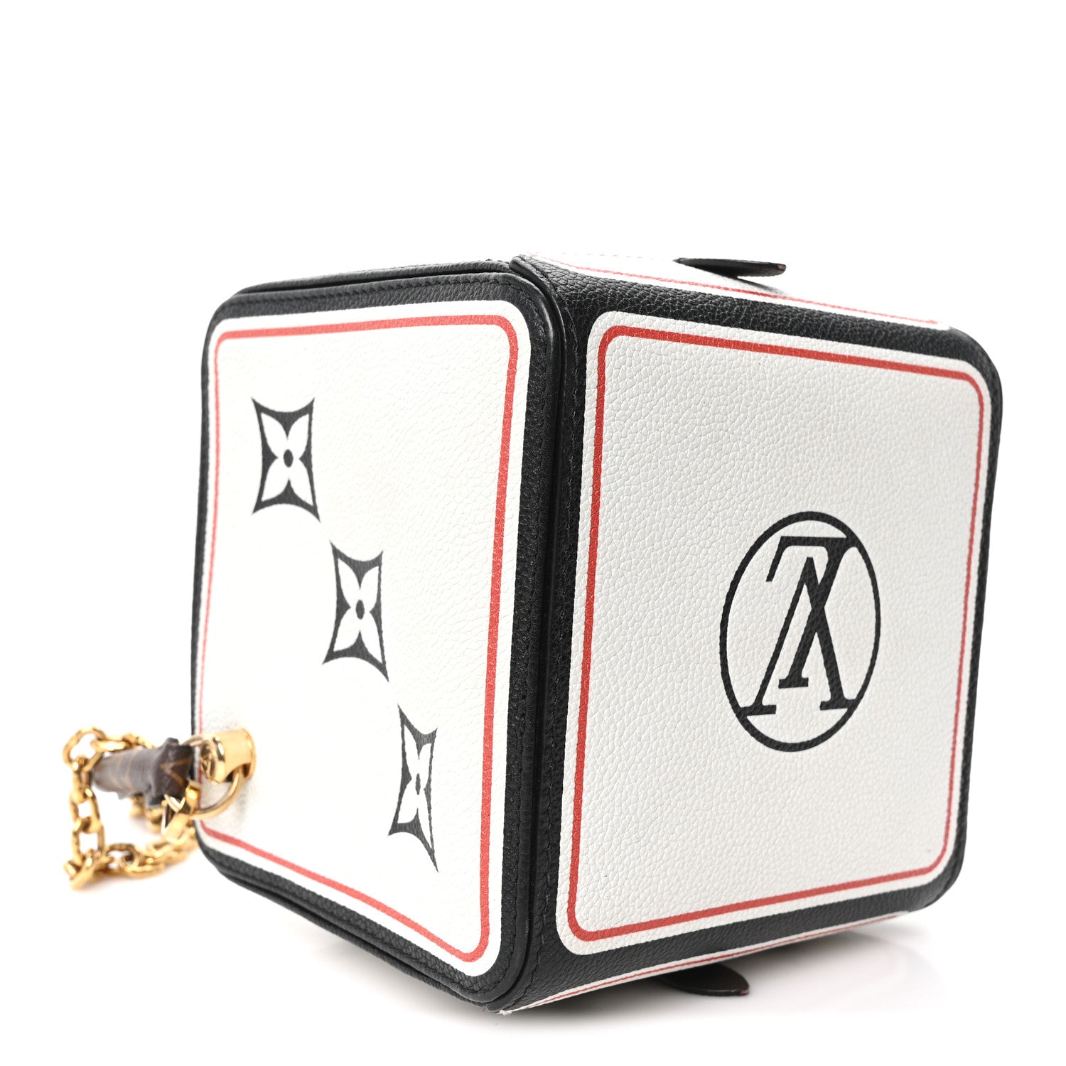 Taurillon Game On Square Dice Bag White