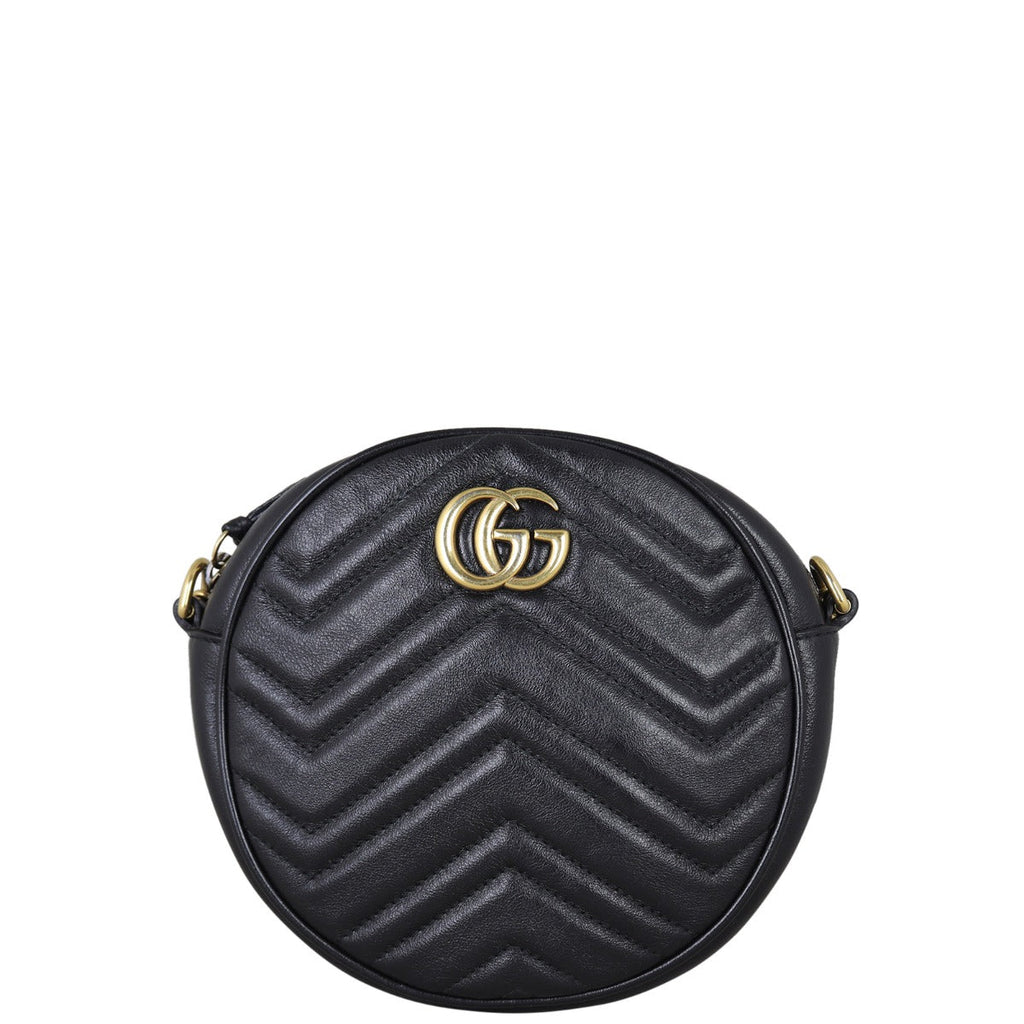 Gucci GG Marmont Round Chain Shoulder Bag