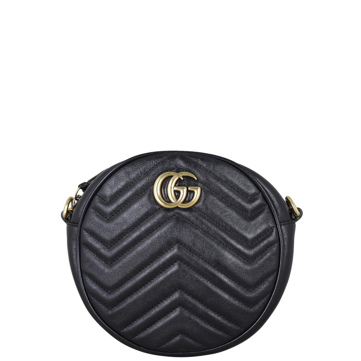 Gucci GG Marmont Round Chain Shoulder Bag