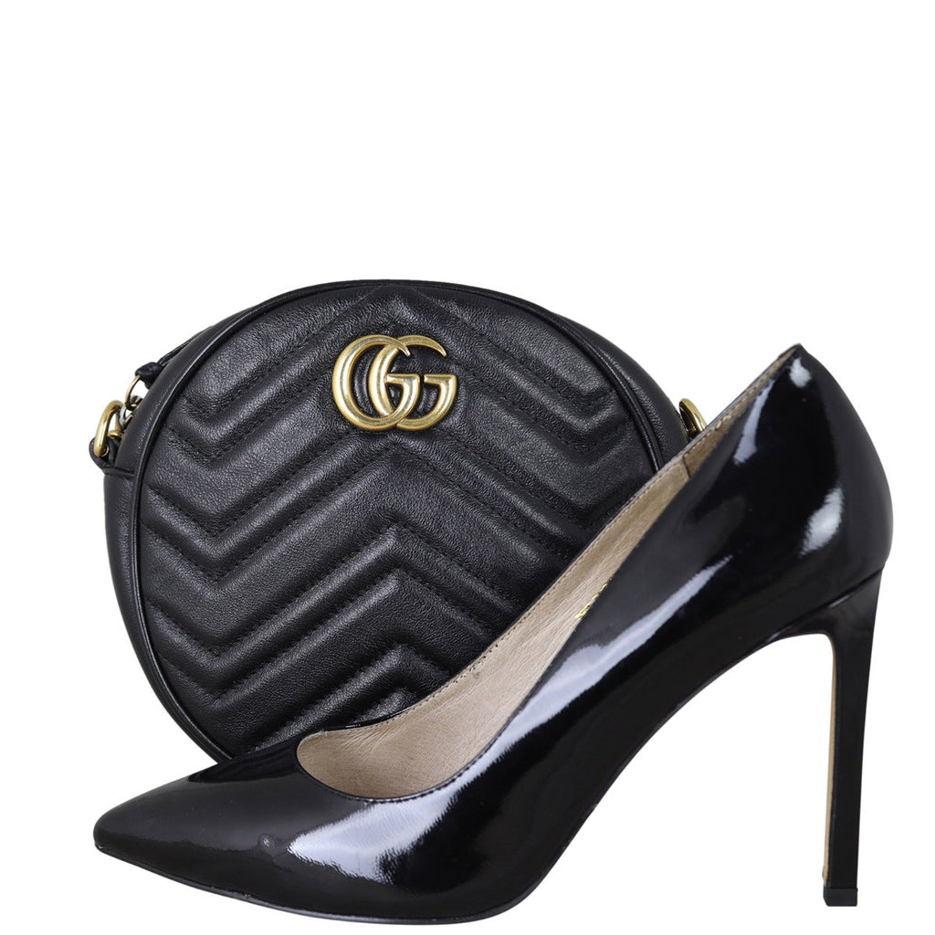 Gucci GG Marmont Round Chain Shoulder Bag