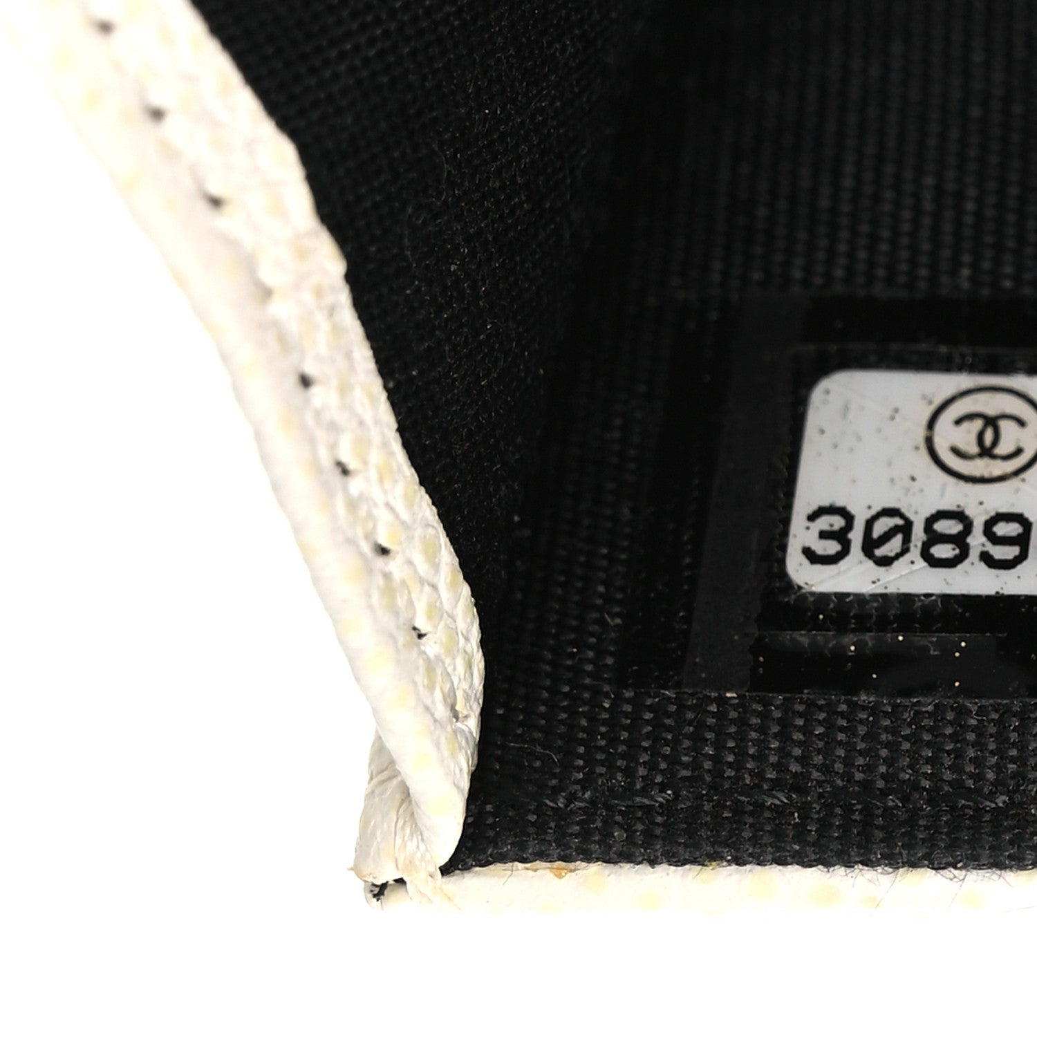 Caviar Quilted My Everything Belt Flap  Holder White
