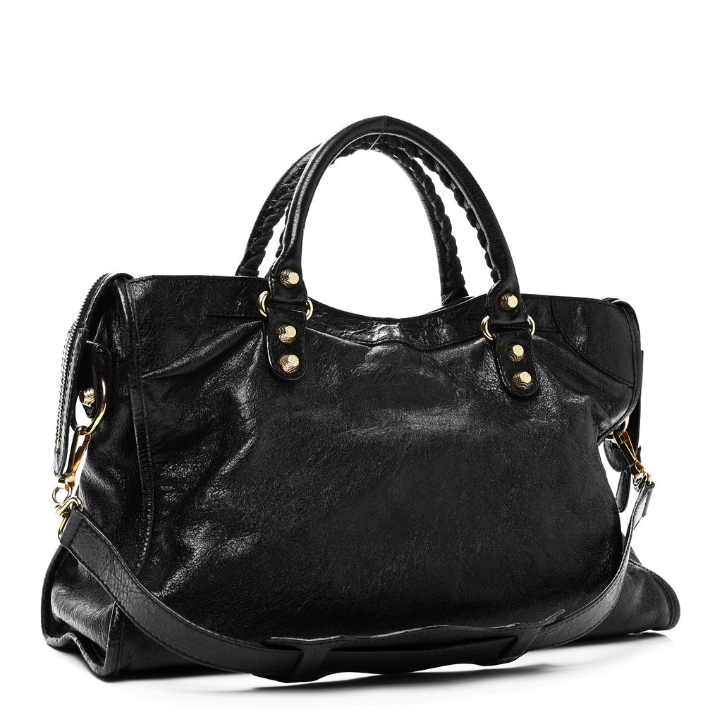 Agneau Giant 12 Gold Hardware City Black