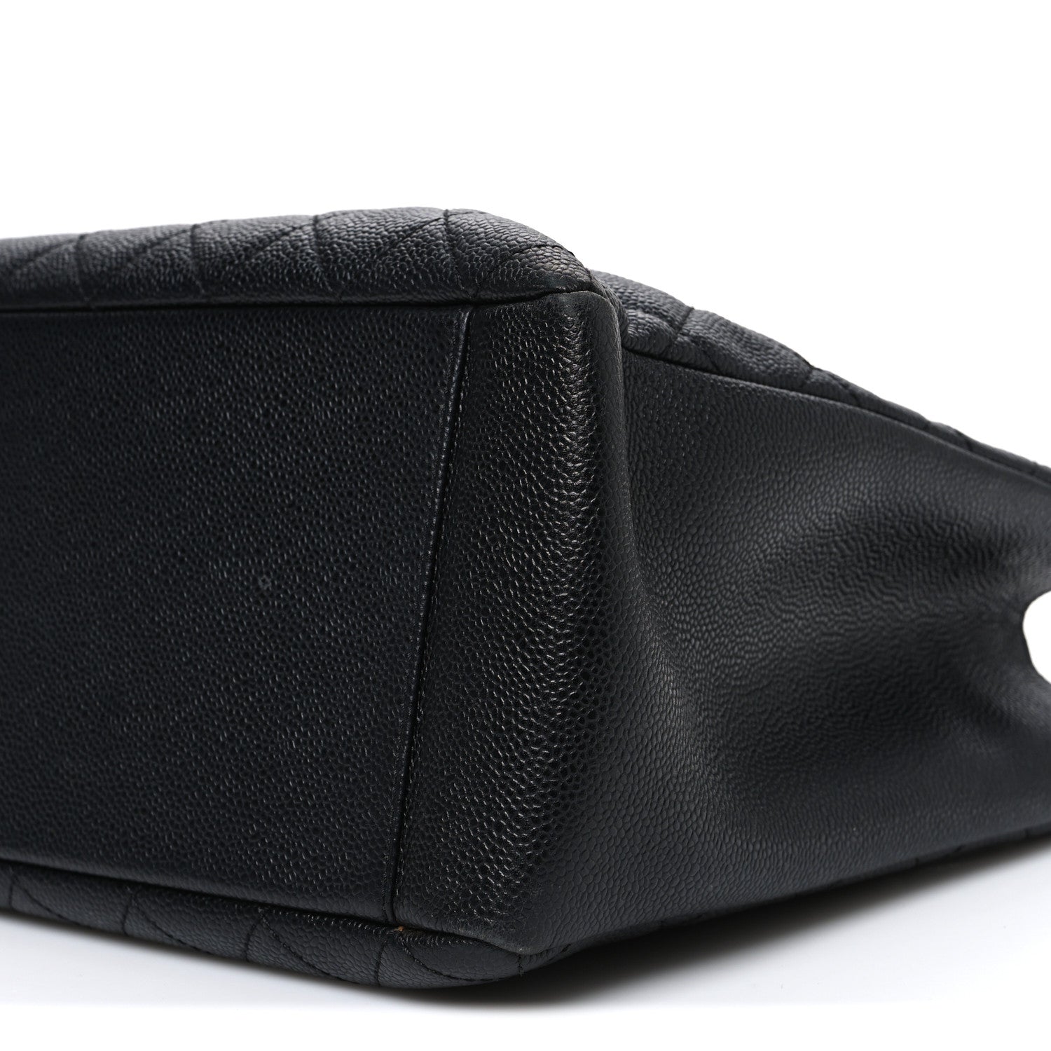 Caviar Quilted Grand Shopping Tote GST Black