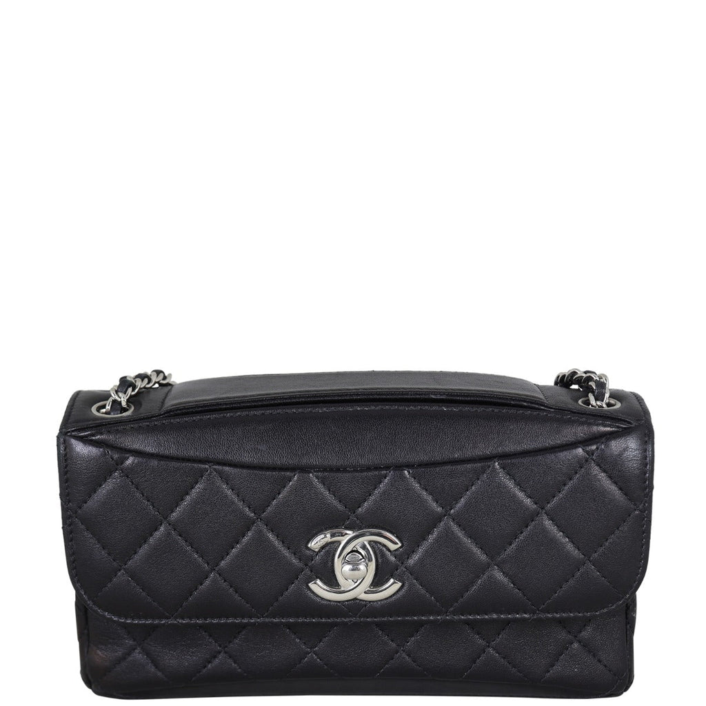 Chanel CC Single Flap Bag | Silver Hardware