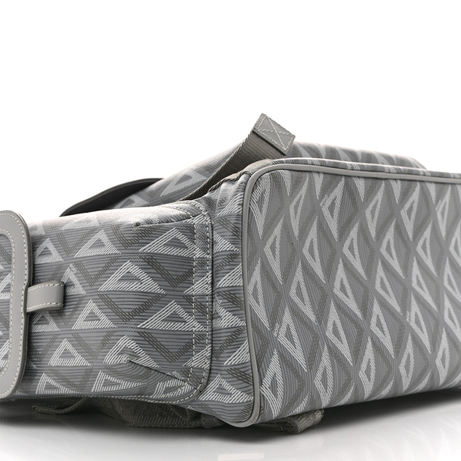 Coated Canvas CD Diamond Large Hit The Road Backpack Gray