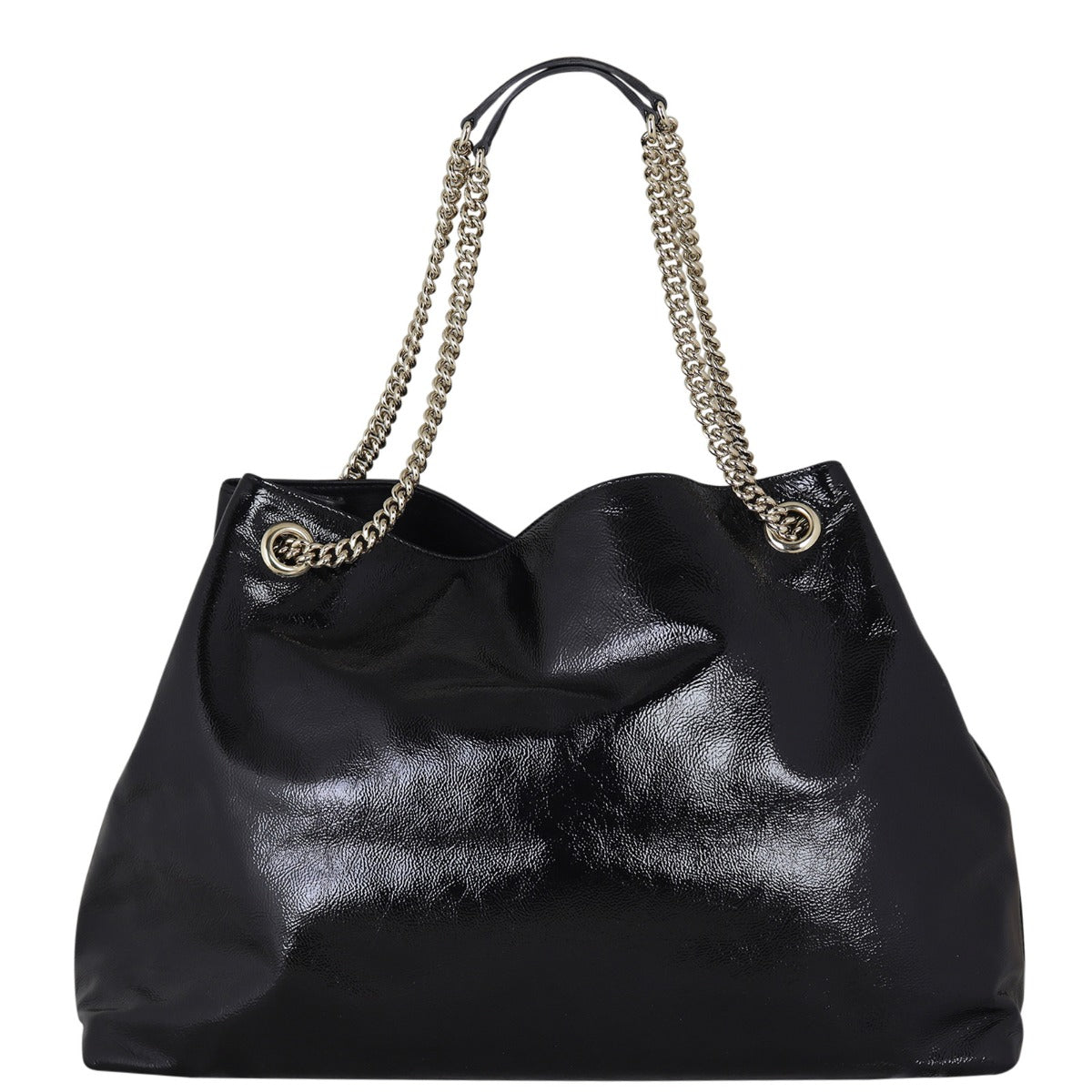Gucci Soho Chain Shoulder Bag Large Patent