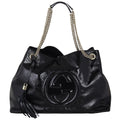 Gucci Soho Chain Shoulder Bag Large Patent