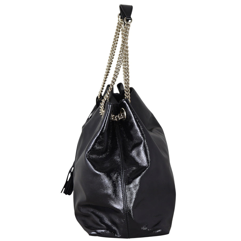 Gucci Soho Chain Shoulder Bag Large Patent