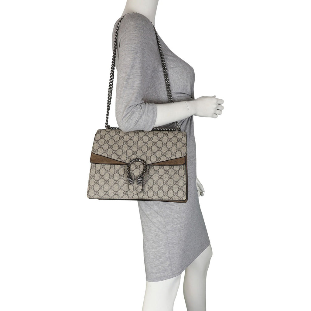 Gucci Dionysus GG Supreme Medium Shoulder Bag