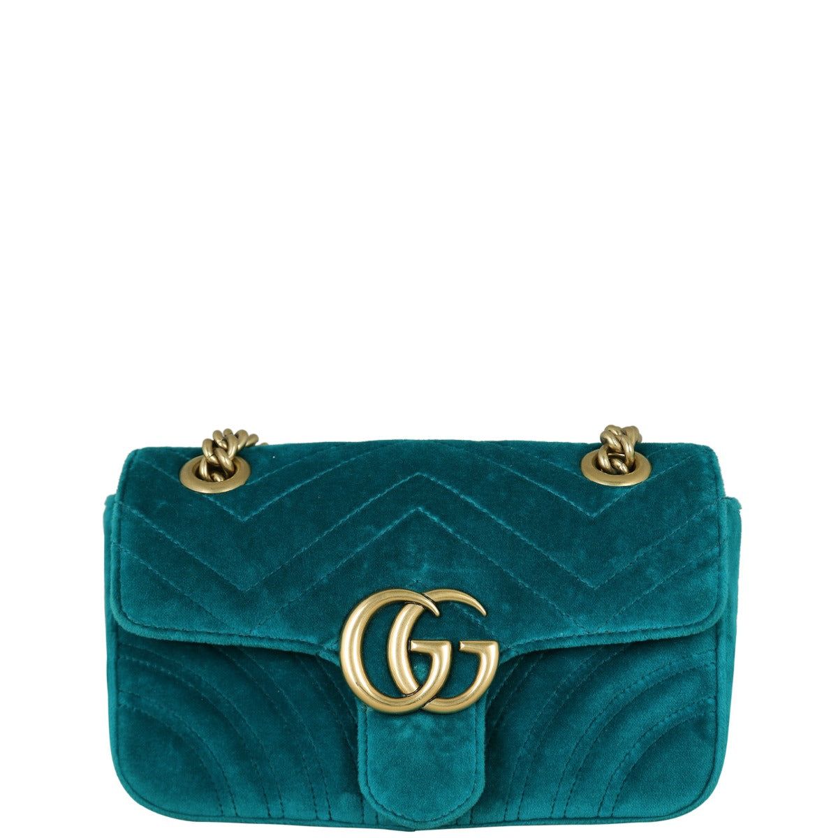 Gucci GG Marmont Mini Velvet Shoulder Bag