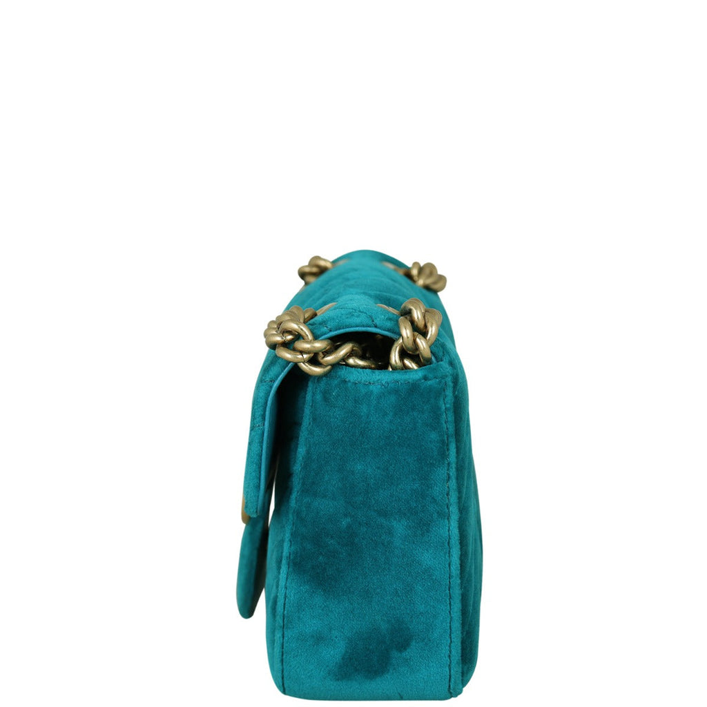 Gucci GG Marmont Mini Velvet Shoulder Bag