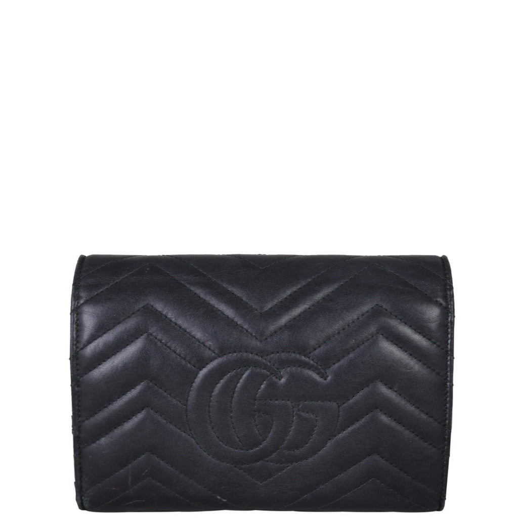 Gucci GG Marmont Matelasse Chain Wallet