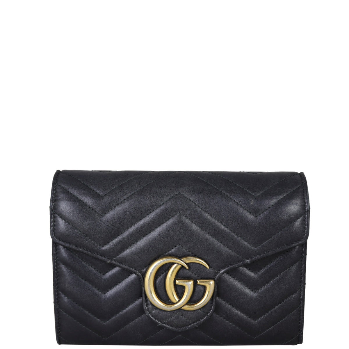 Gucci GG Marmont Matelasse Chain Wallet