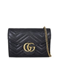 Gucci GG Marmont Matelasse Chain Wallet
