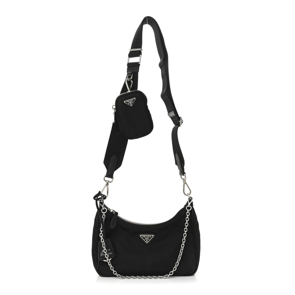 Nylon Re-Edition 2005 Shoulder Bag Black