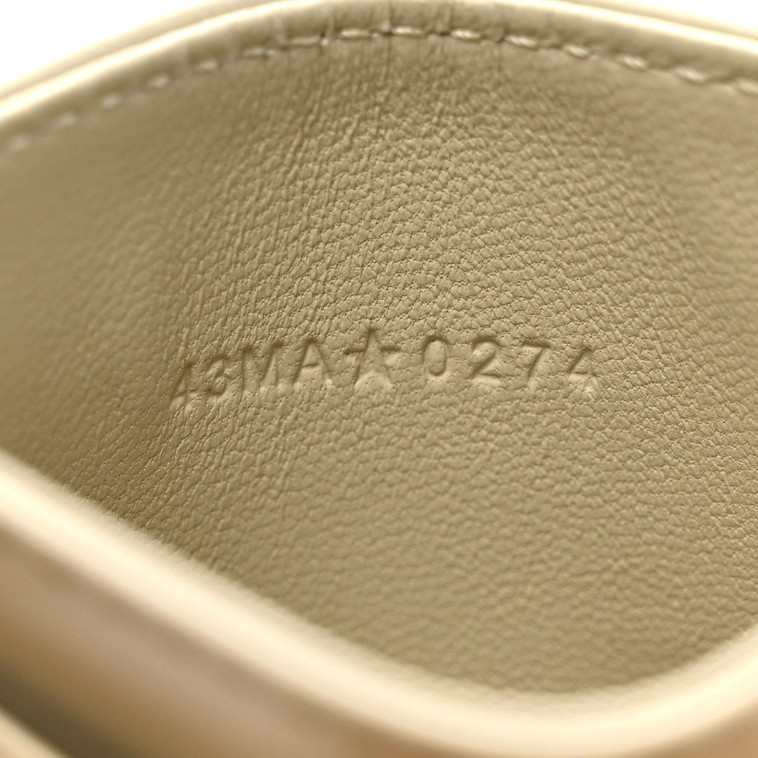 Lambskin Pearl Cannage Dior Jolie Freesia  Holder Powder Beige