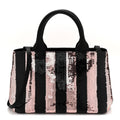 Sequin Broccato Tote Black Cipria