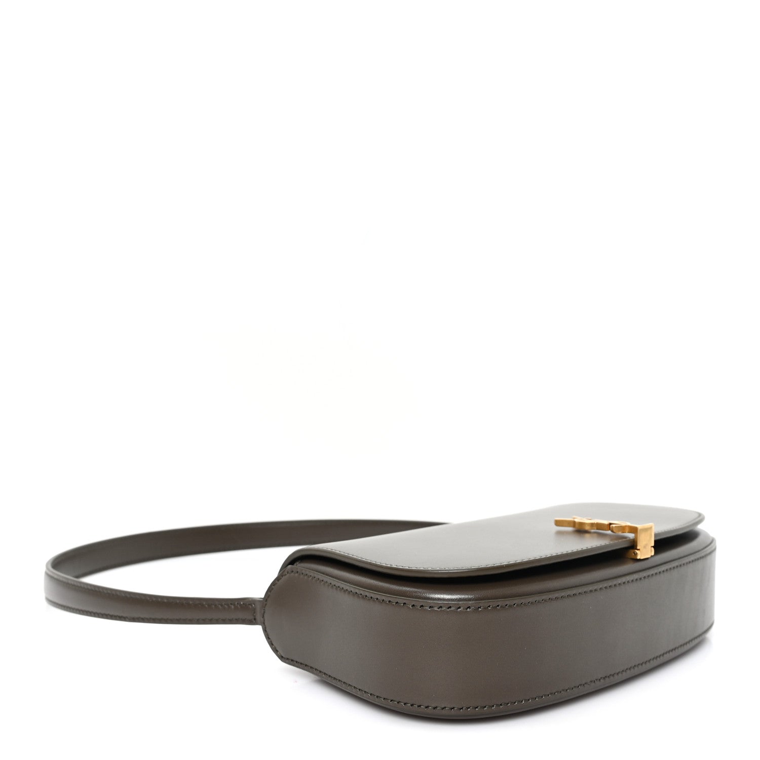 Box Calfskin Mini Voltaire Shoulder Bag Deep Musk