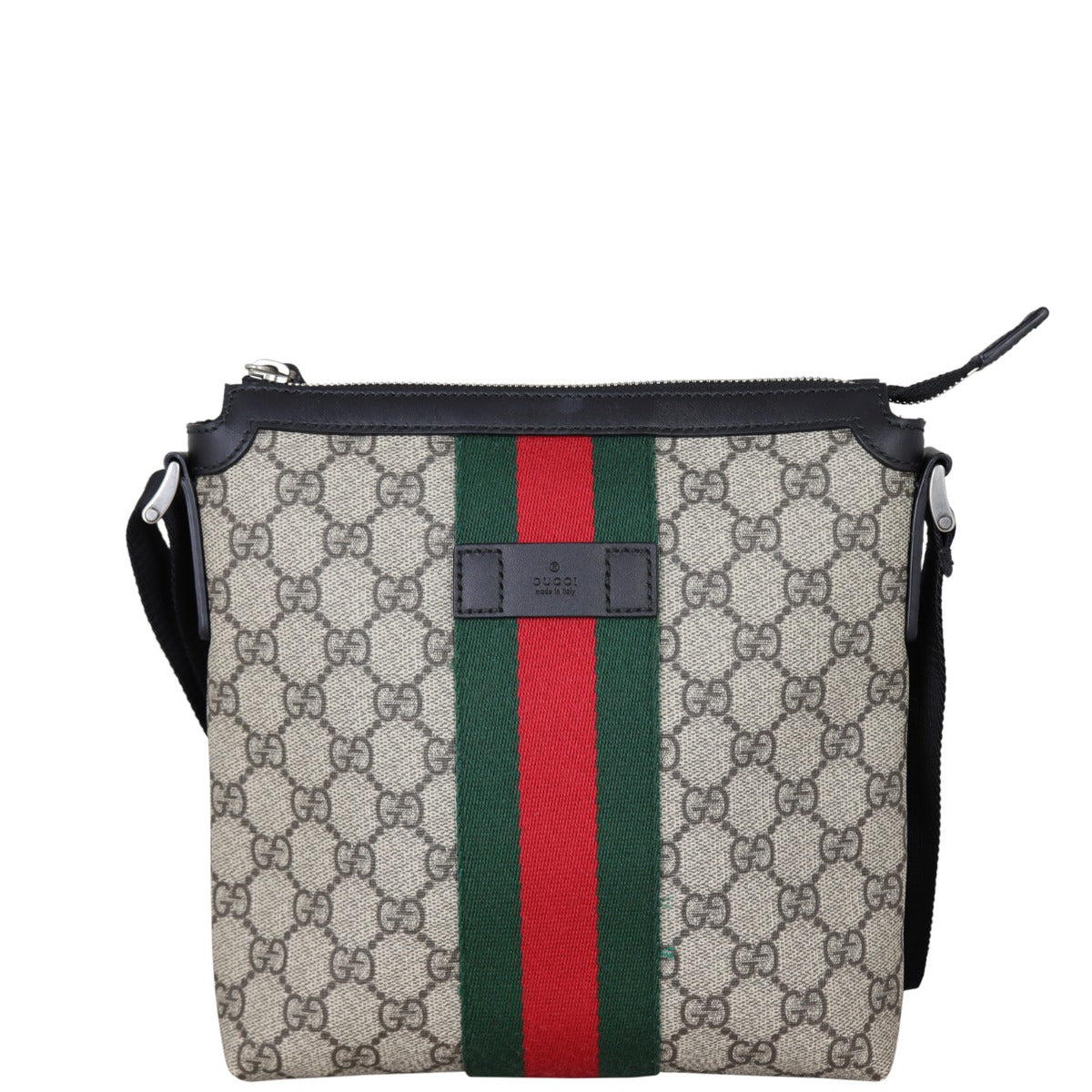 Gucci GG Supreme Web Messenger Bag