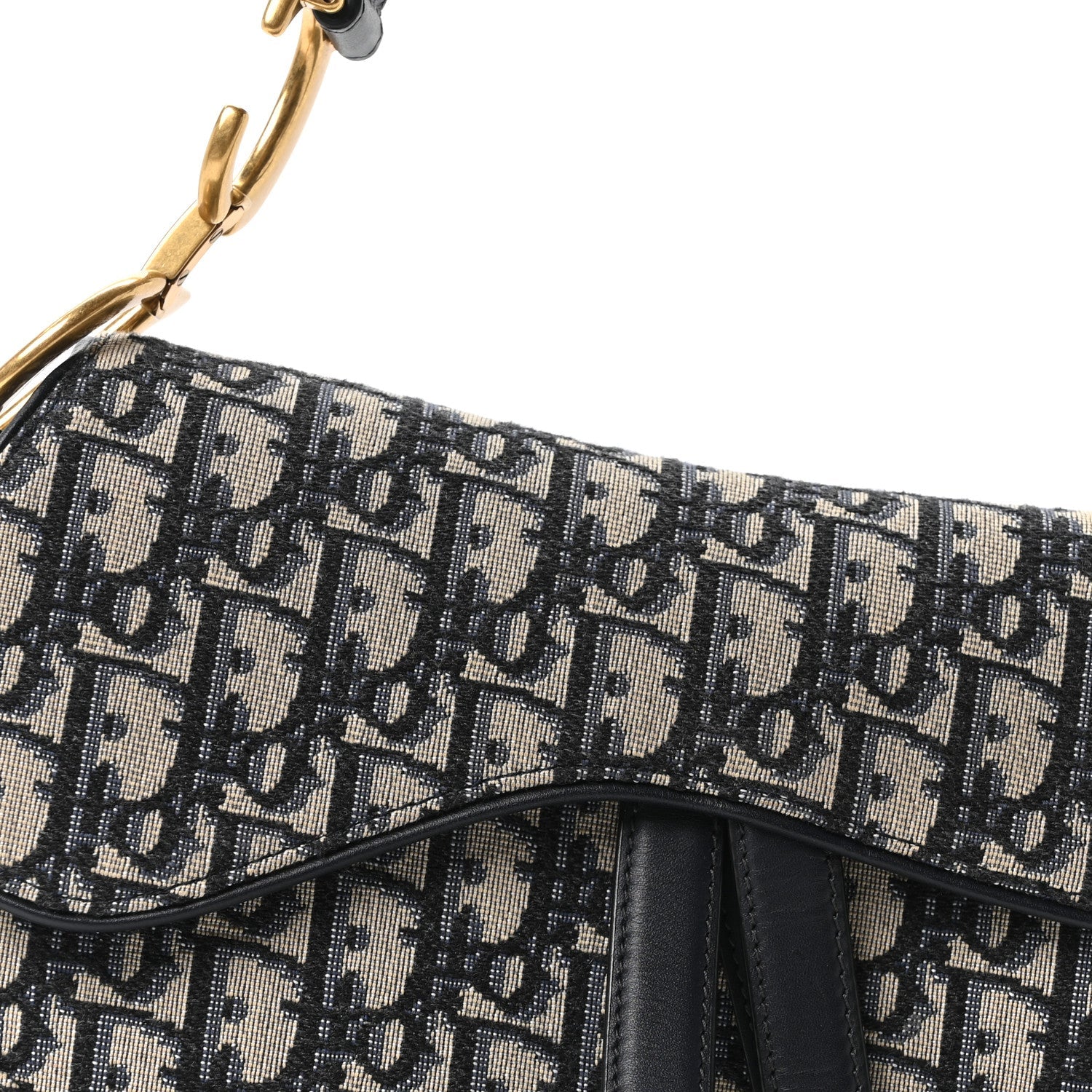Oblique Saddle Bag Blue