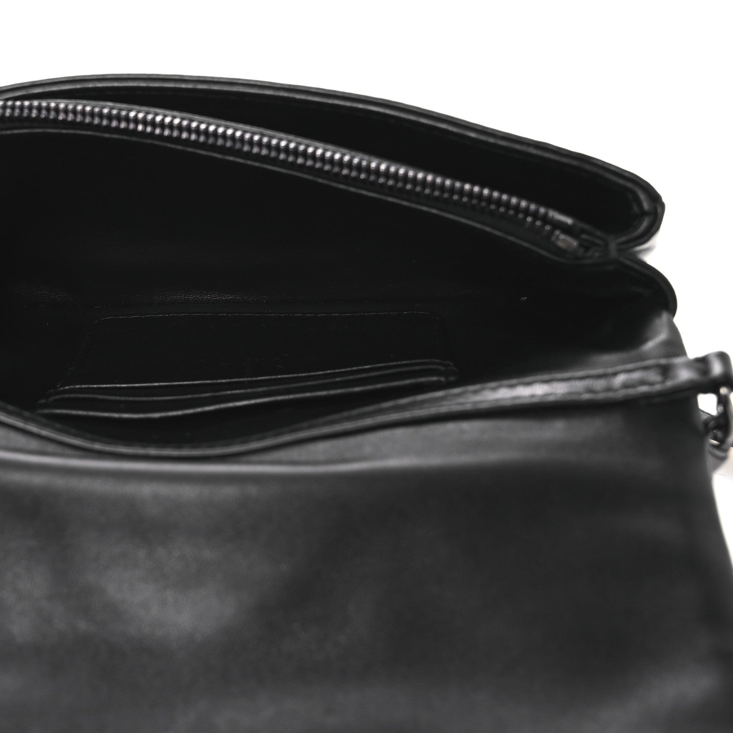 Calfskin Macrocannage Mini Caro Bag Black