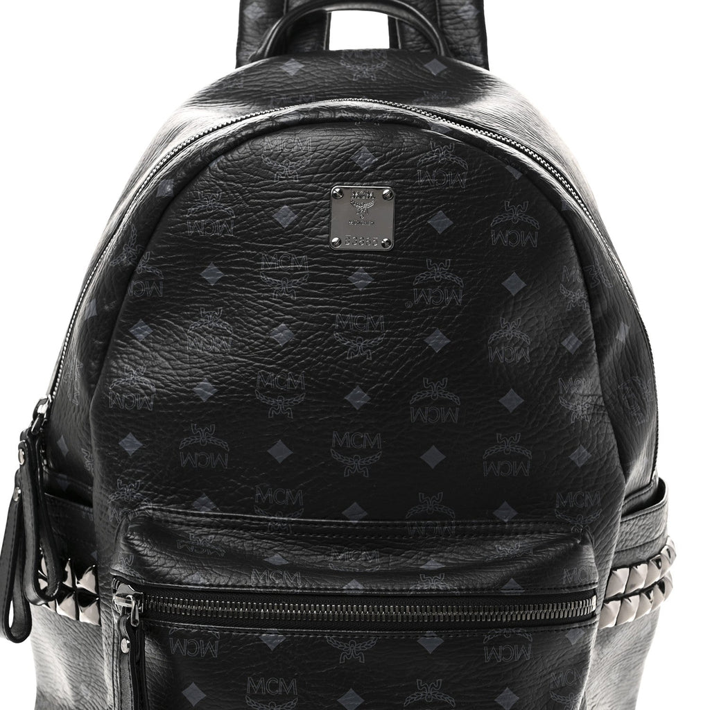 Visetos Medium Side Studs Stark Backpack Black