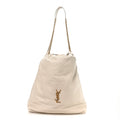 Lambskin Matelasse Monogram Large Jamie 4.3 Pochon Crema Soft