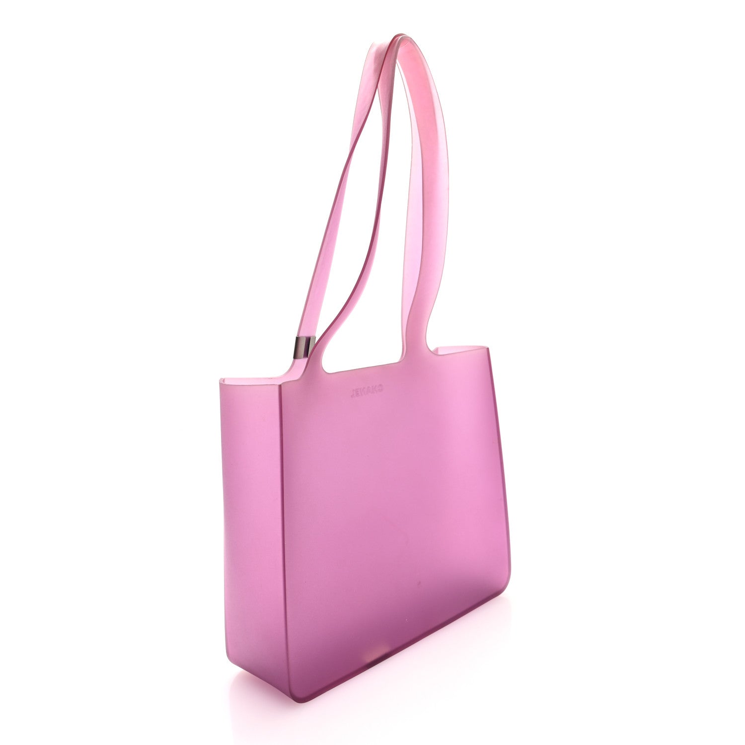 Jelly Rubber Tote Purple