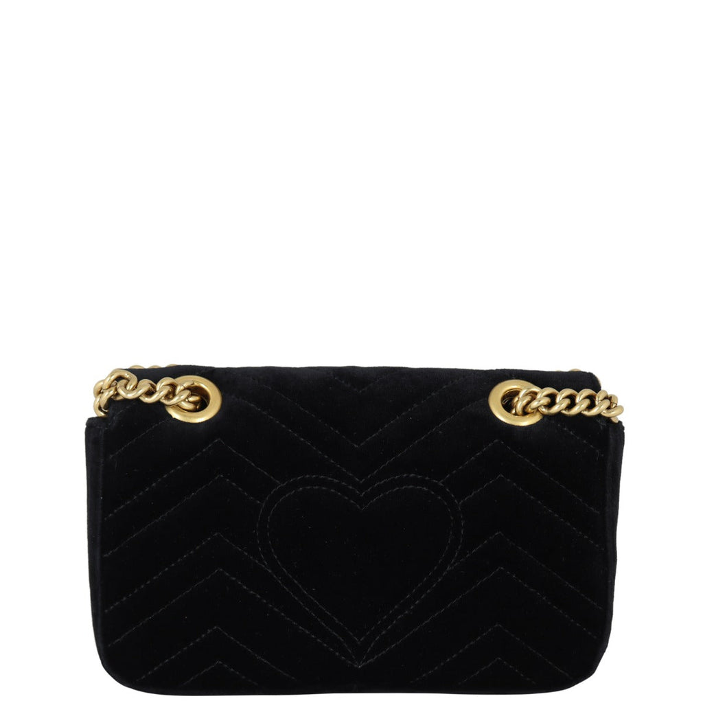 Gucci GG Marmont Velvet Mini Shoulder Bag