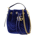 Gucci GG Marmont Bucket Bag Velvet