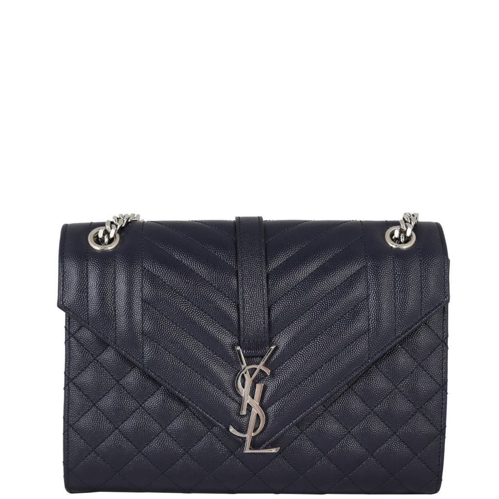 Saint Laurent Monogram Mix Matelasse Envelope Chain Bag Medium