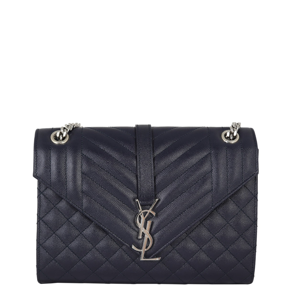 Saint Laurent Monogram Mix Matelasse Envelope Chain Bag Medium
