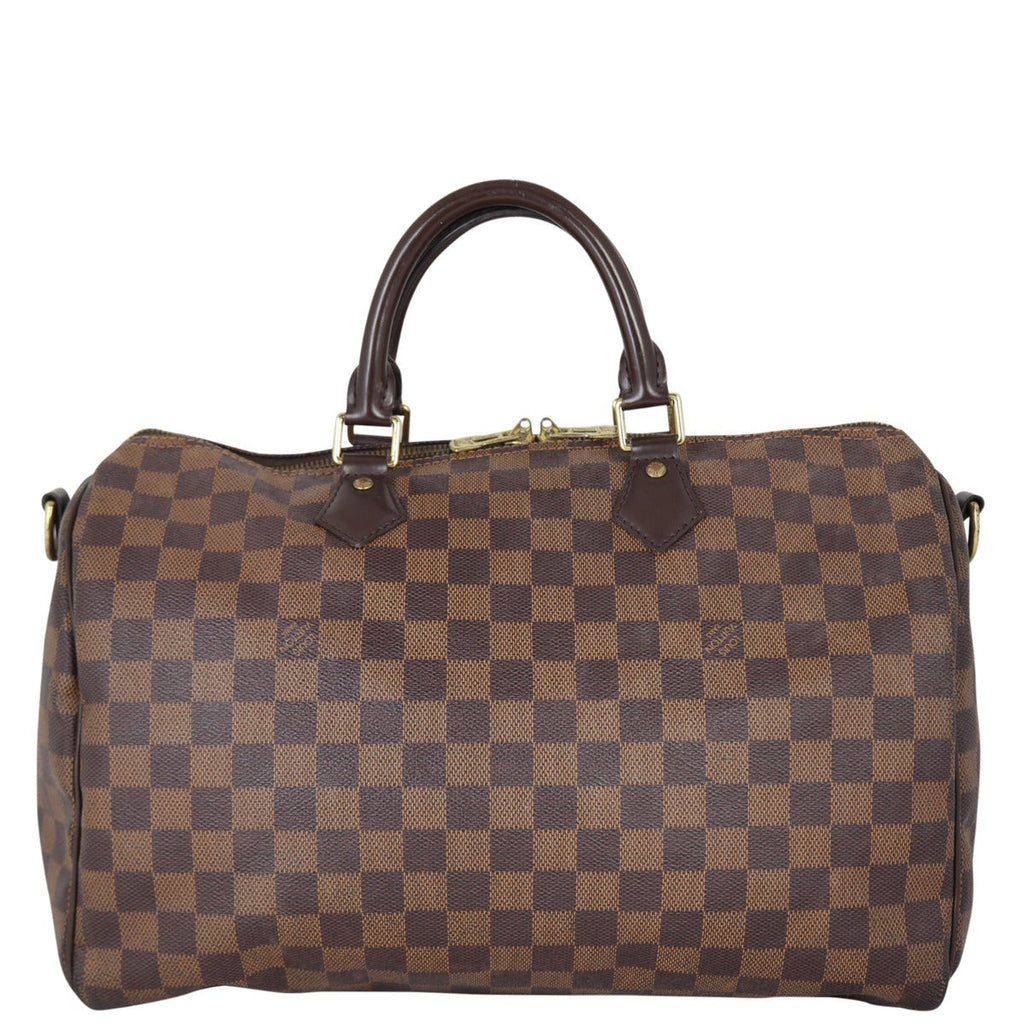 Louis Vuitton Speedy 35 Bandouliere Damier Ebene
