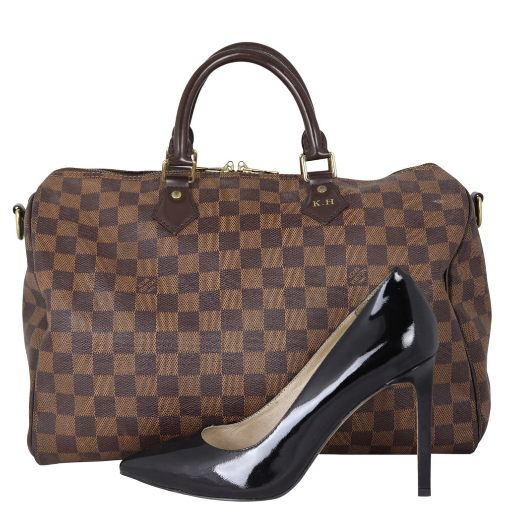 Louis Vuitton Speedy 35 Bandouliere Damier Ebene