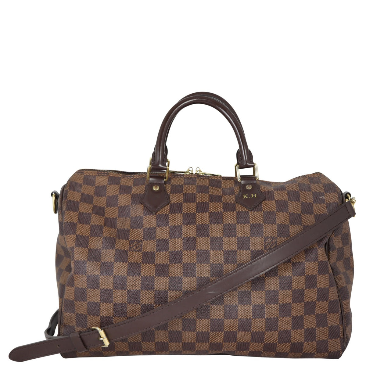 Louis Vuitton Speedy 35 Bandouliere Damier Ebene