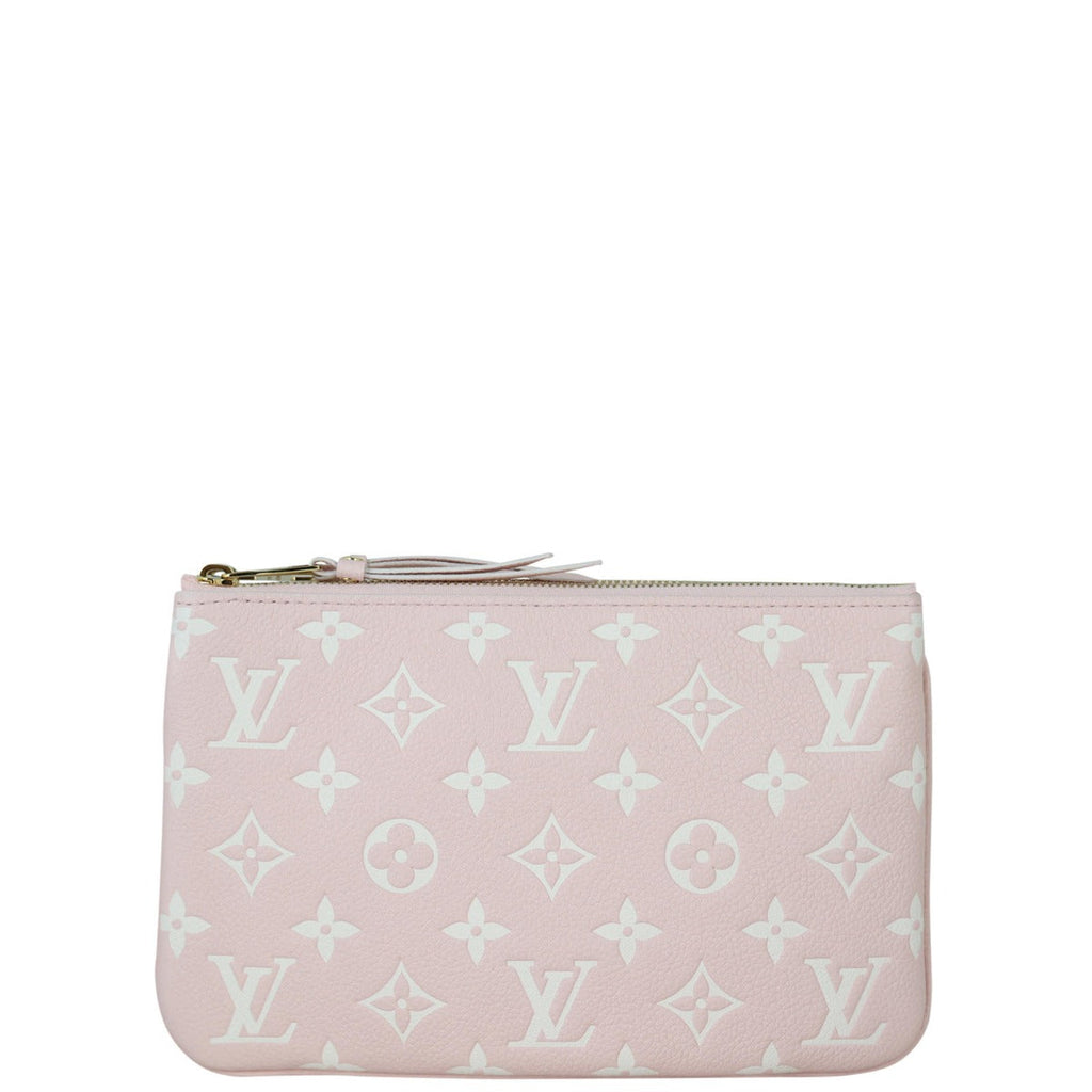 Louis Vuitton Double Zip Pochette Monogram Empreinte