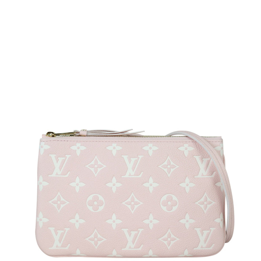 Louis Vuitton Double Zip Pochette Monogram Empreinte