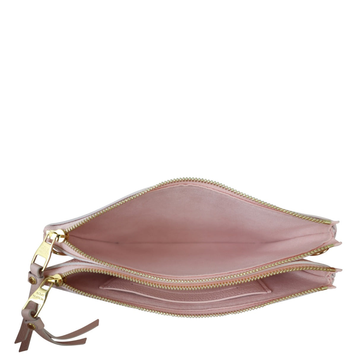 Louis Vuitton Double Zip Pochette Monogram Empreinte