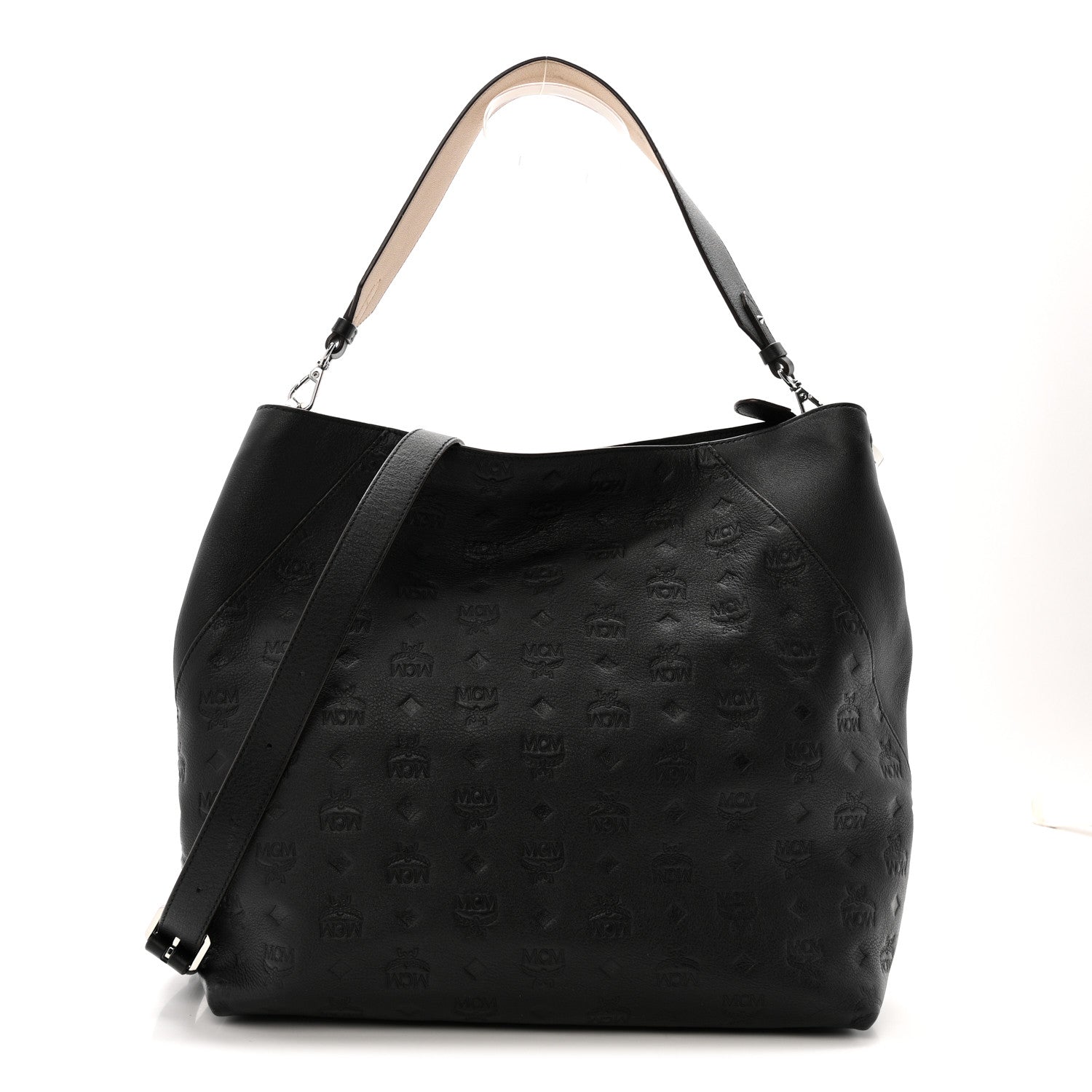 Calfskin Ottomar Large Klara Hobo Black