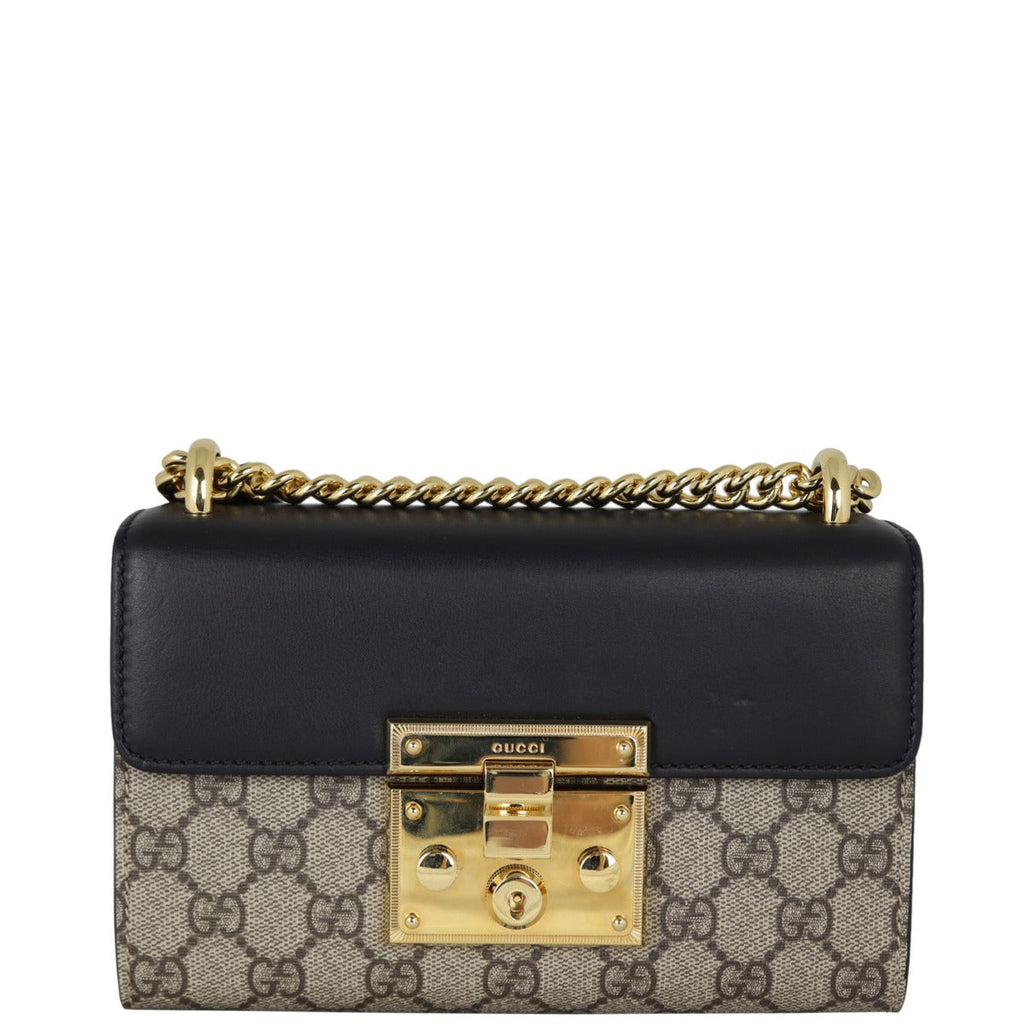 Gucci GG Supreme Padlock Small Shoulder Bag