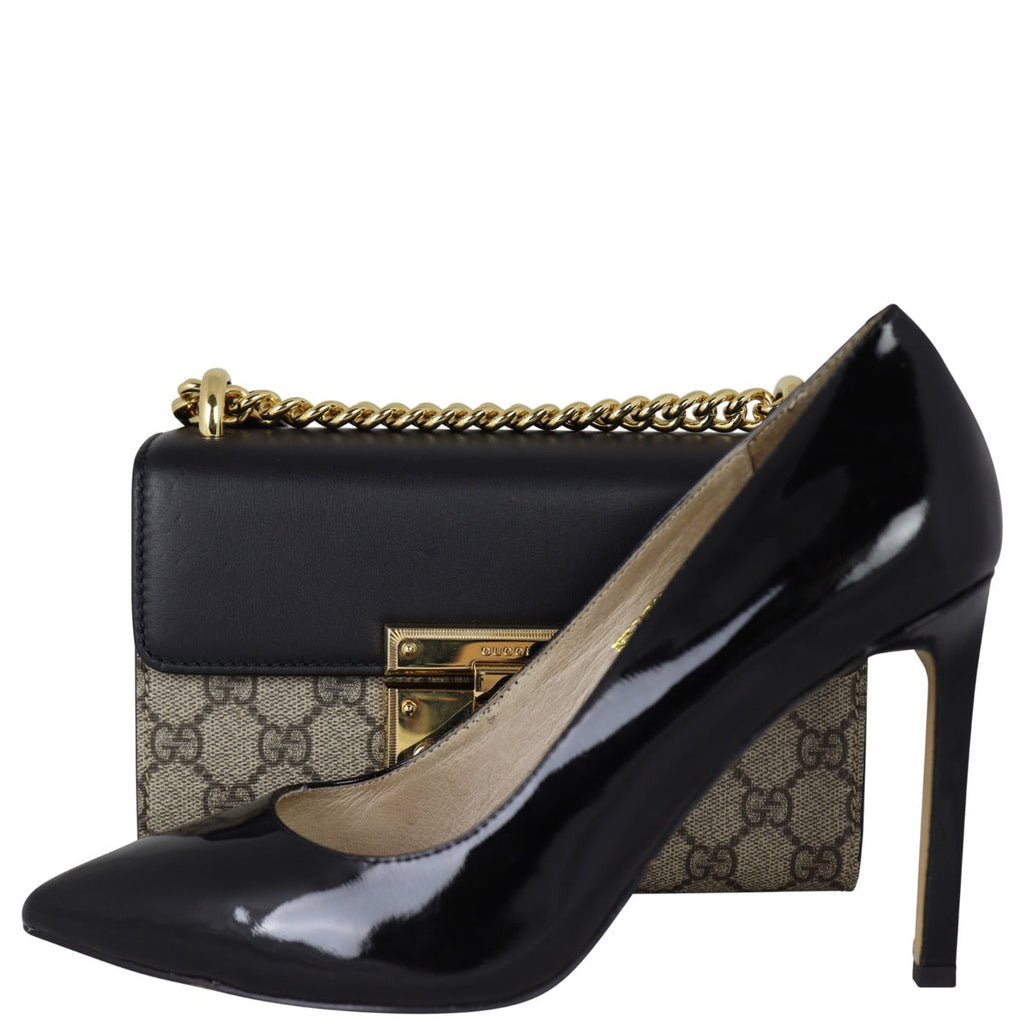 Gucci GG Supreme Padlock Small Shoulder Bag