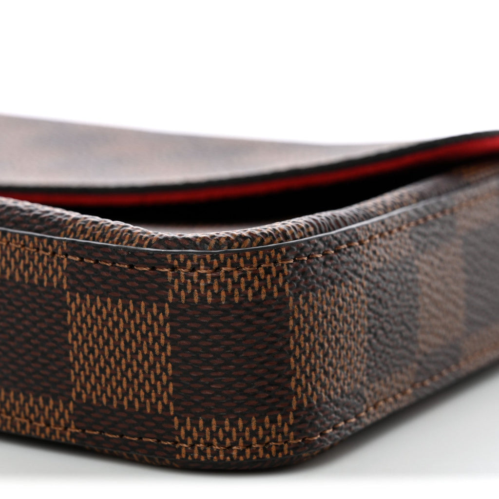 Damier Ebene Pochette Felicie Chain Wallet
