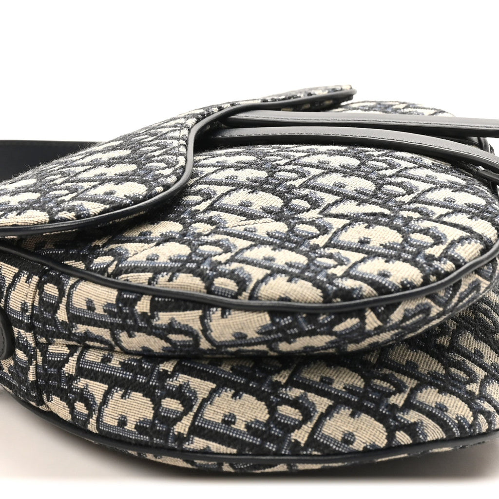 Oblique Saddle Bag Blue