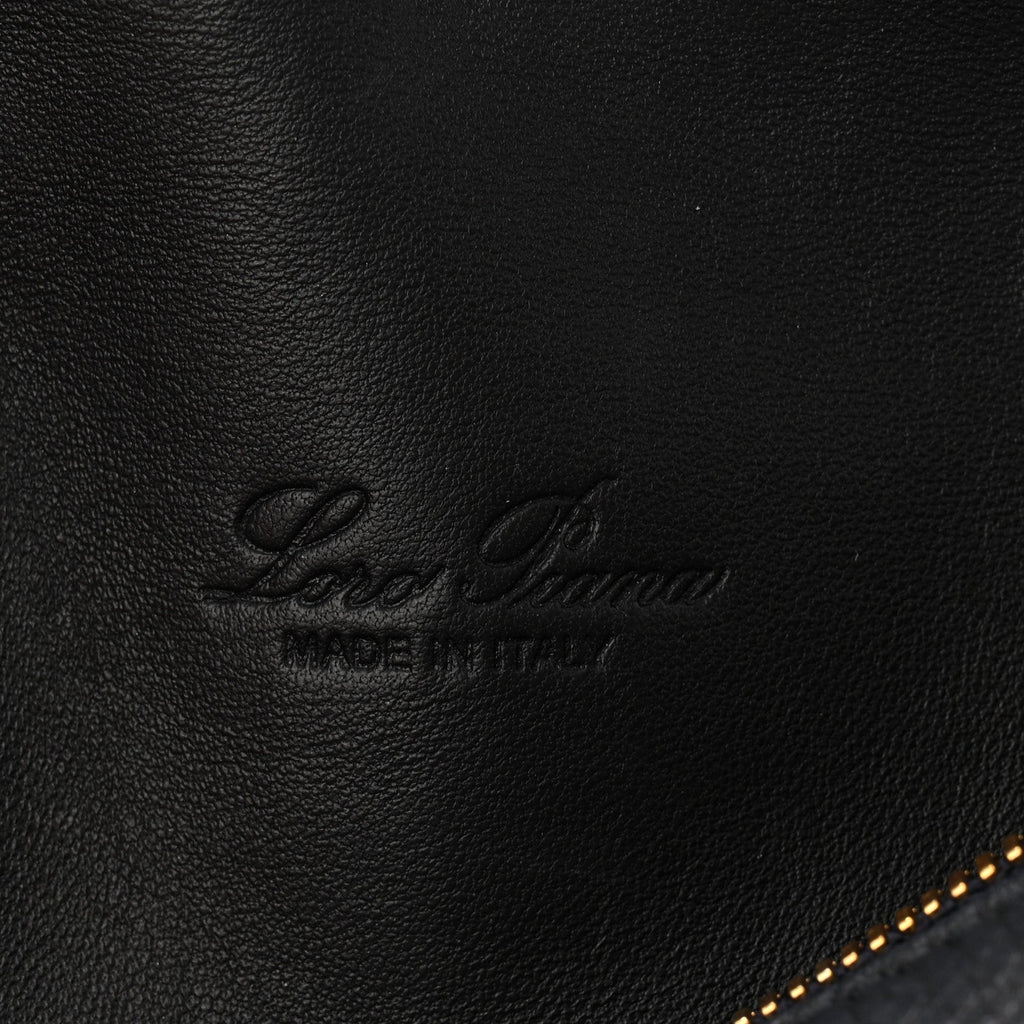 Grained Calfskin L19 Extra Pocket Pouch Navy